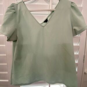 Ann Taylor mint blouse (size Large) (#5)
